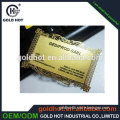 New products 2015 gold VIP metal business card for business, membership, promotion(China Manufacturer)